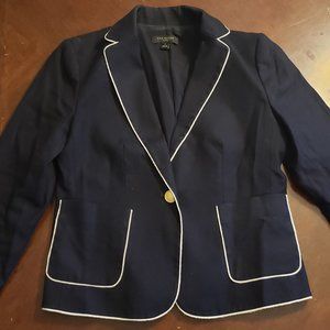 Ann Taylor Petite Navy Blazer